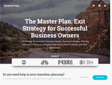 Tablet Screenshot of christmangroup.com